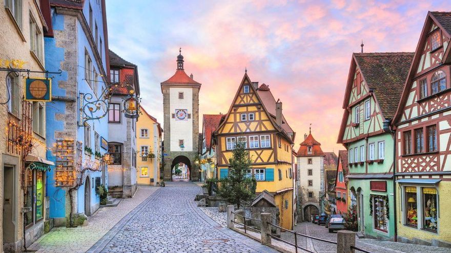 Rothenburg ob der Tauber, en Alemania.