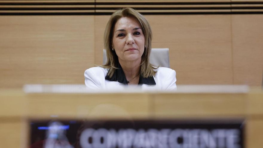 La vicepresidenta de la Generalitat valenciana, Susana Camarero, comparece ante la comisión de investigación el Congreso sobre la dana en Valencia