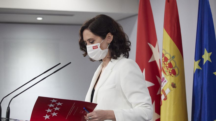 La presidenta de la Comunidad de Madrid, Isabel Díaz Ayuso.