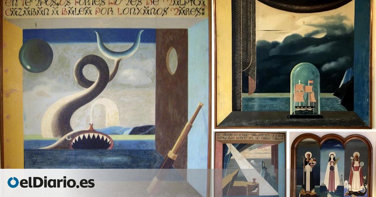 Los diez días en los que el pintor Urbano Lugrís inundó de onirismo marítimo la Casa do Pescador de Malpica