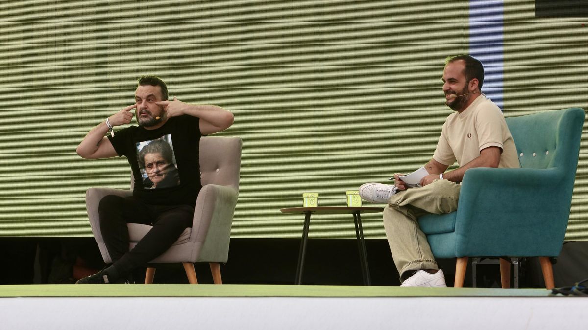 Nacho Vigalondo durante su entrevista con Javier Zurro