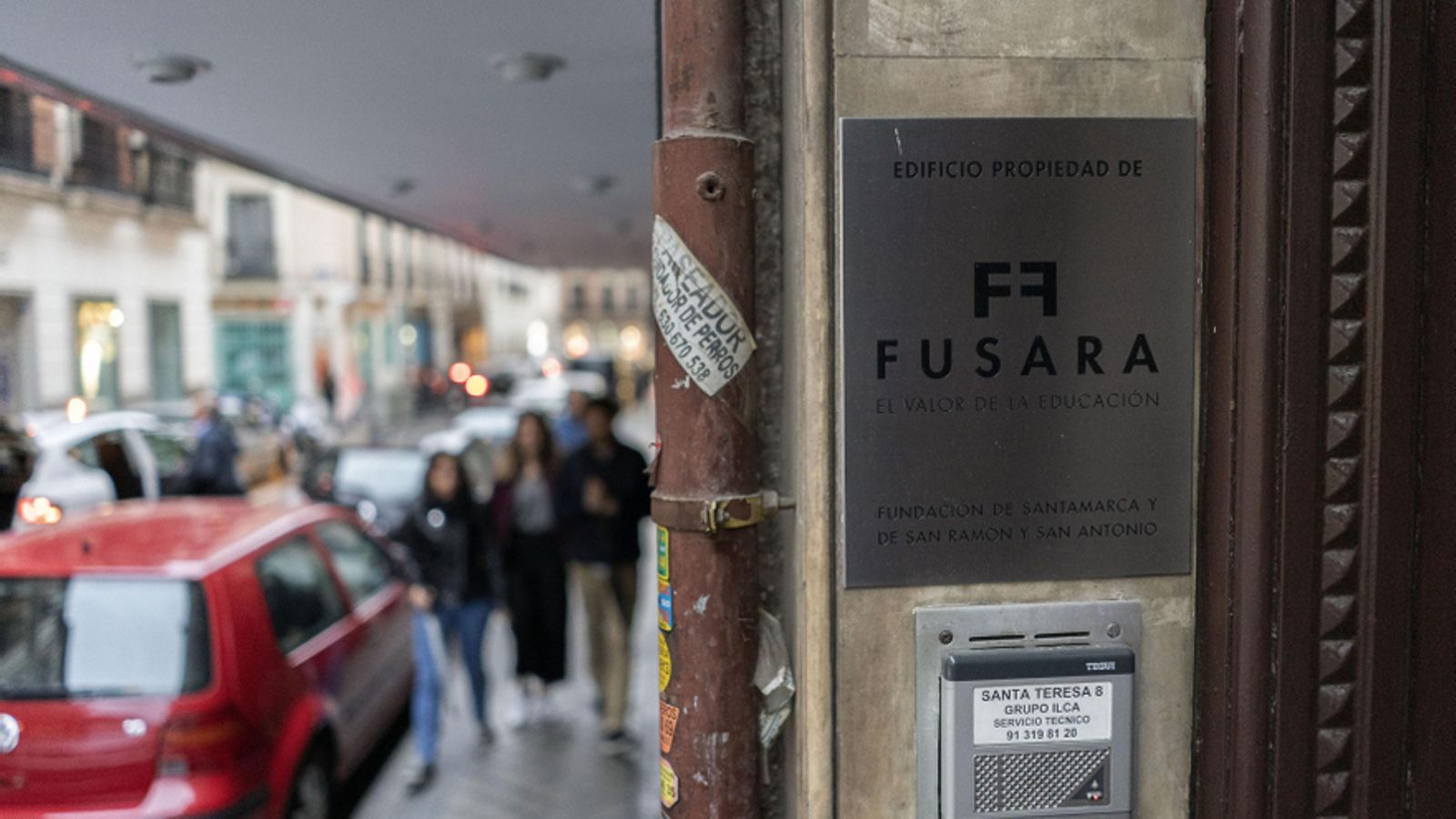 Uno de los edificios de Fusara