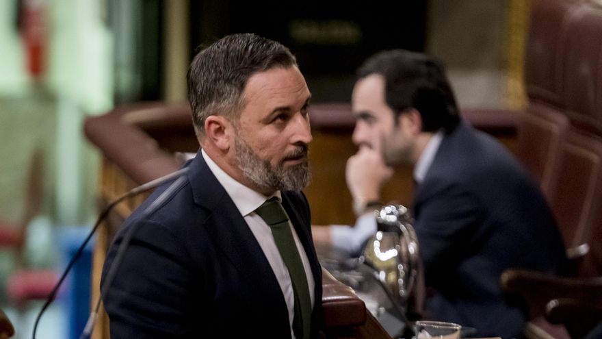 El líder de Vox, Santiago Abascal.