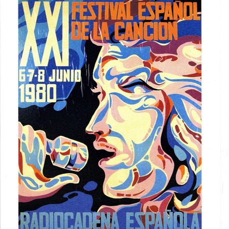 Cartel de la XXI edición del Festival de Benidorm, en 1980. / Turismo Benidorm