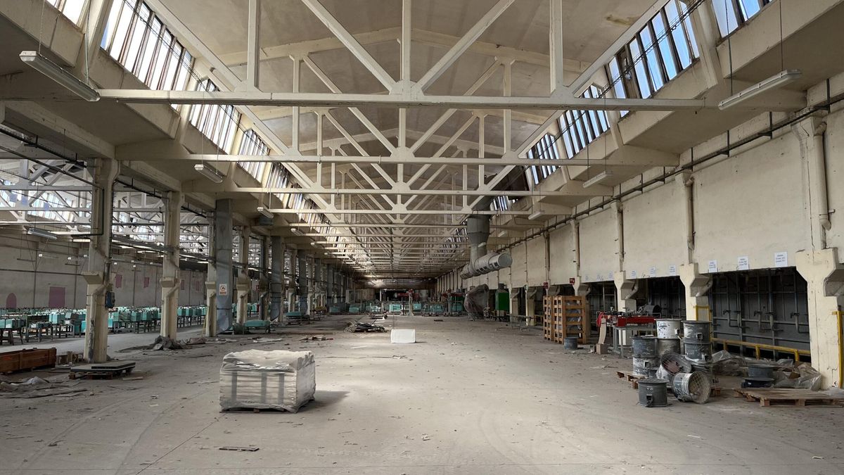 Interior de la fábrica