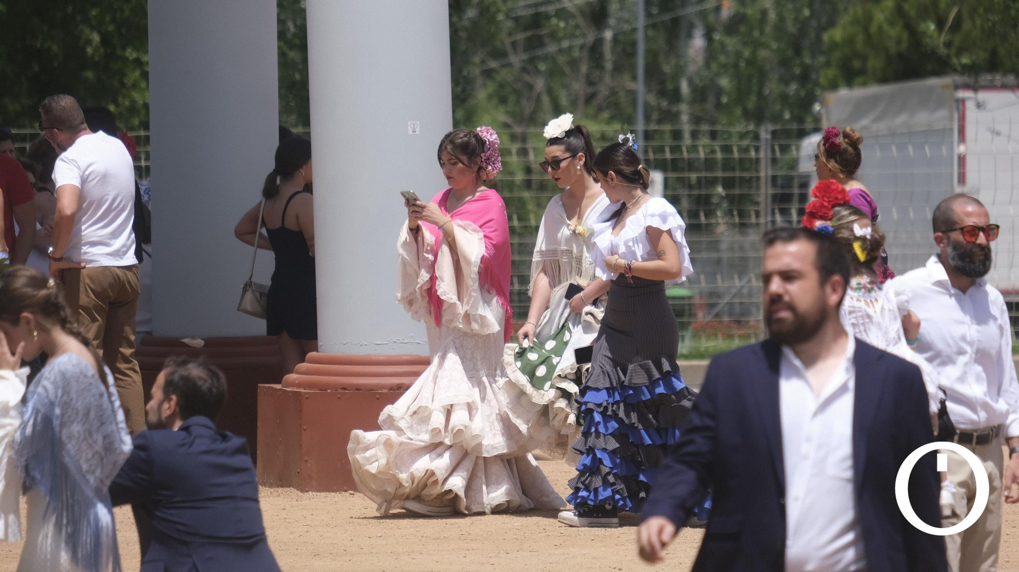 Ambiente de jueves en la feria de Córdoba.