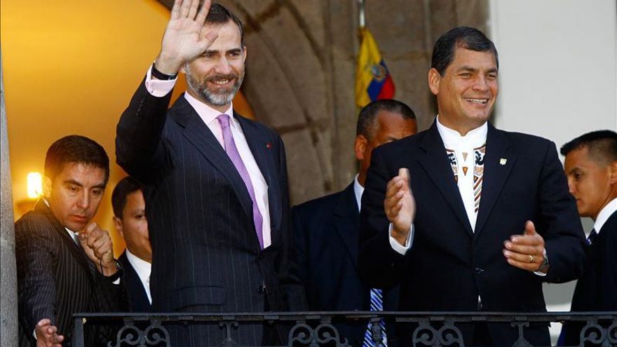 El presidente de Ecuador jura su nuevo mandato