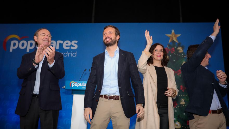 Ayuso y la dirección del PP chocan ahora por la cena de Navidad