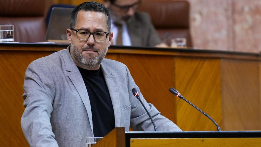 El portavoz del grupo mixto Adelante Andalucía, José Ignacio García.