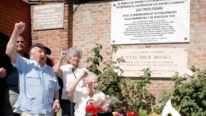 Agripina Moreno, la mujer de Almaraz que custodió durante 38 años el último deseo de las Trece Rosas