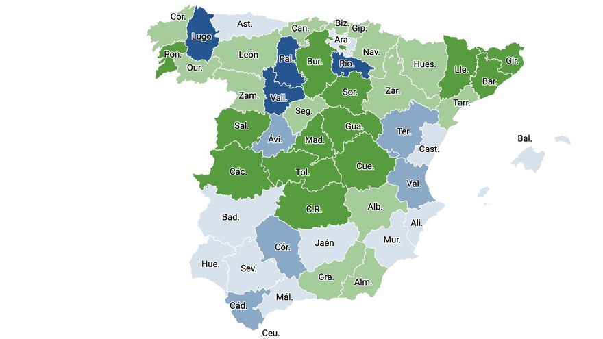 Mapa provincias 4 junio