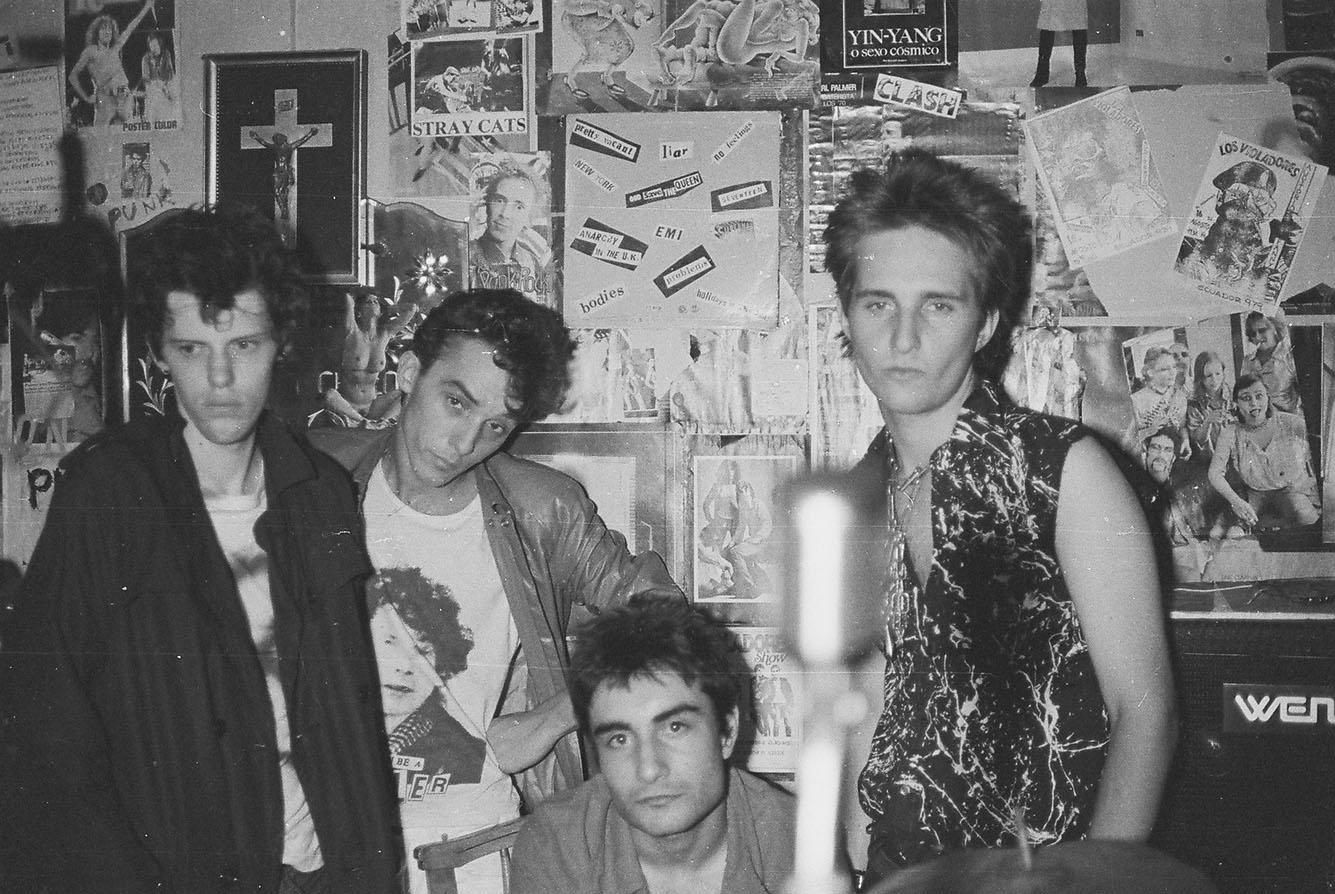 Pil Trafa, en sus épocas en Los Violadores.