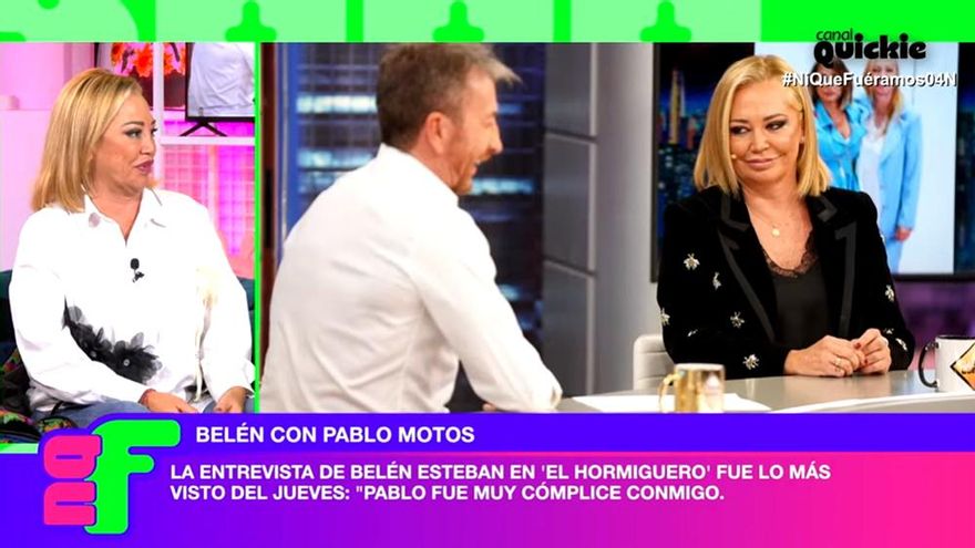 Belén Esteban desvela que quiso cancelar su visita a 'El Hormiguero' esa misma tarde, y cuenta cómo la convencieron