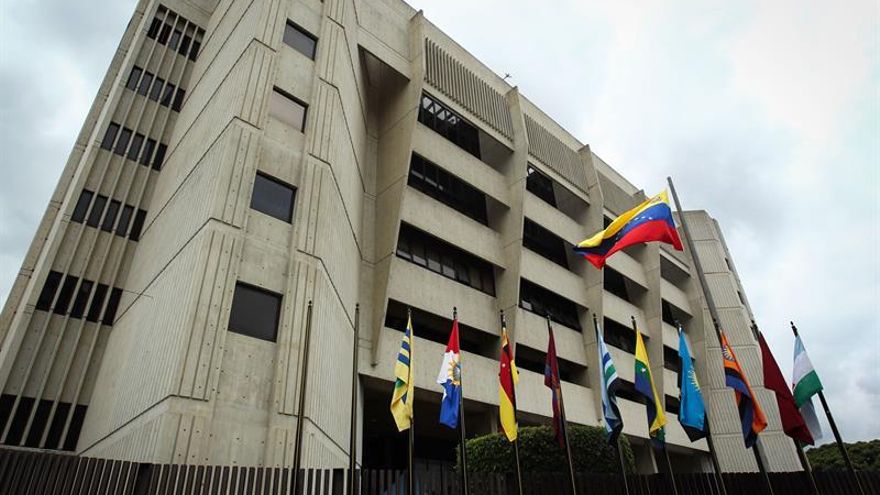 Vista del edificio del Tribunal Supremo de Justicia de Venezuela en Caracas.