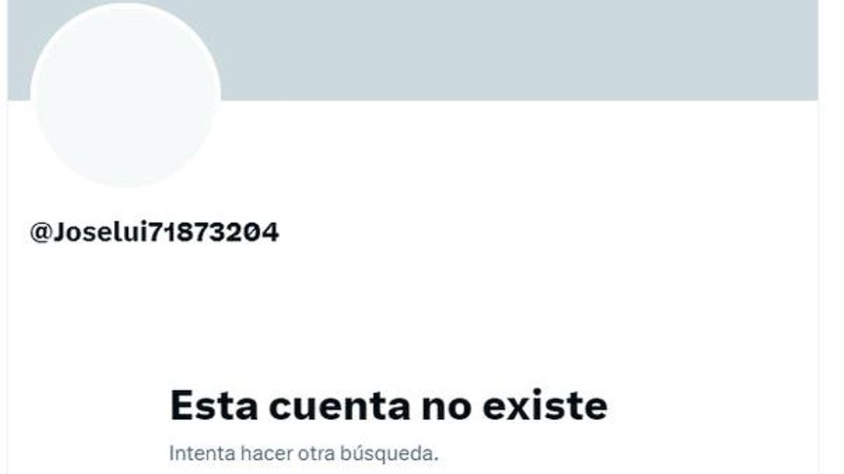 Pantallazo de la ya inexistente cuenta en X con la que se relacionaba a José Miguel Garrido