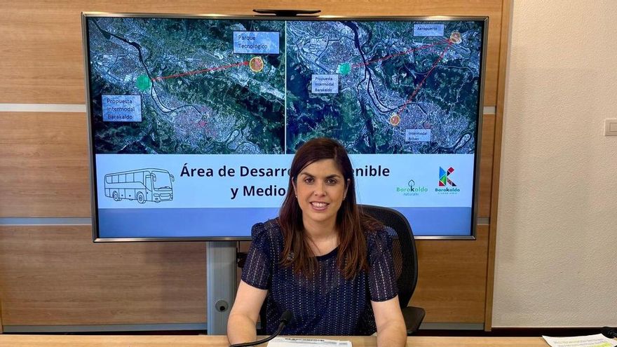 Barakaldo propone conectar Ansio con el aeropuerto y el Parque Tecnológico de Zamudio con autobuses de Bizkaibus