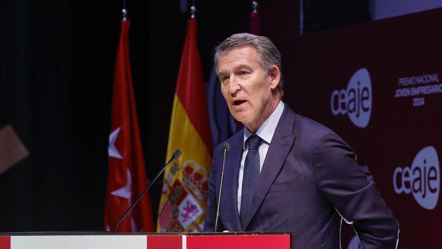 Feijóo replica a Sánchez que es él quien politiza la justicia y le ve "muy desesperado".