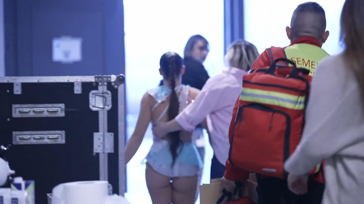 La joven fue evacuada del plató y necesitó ayuda médica urgente
