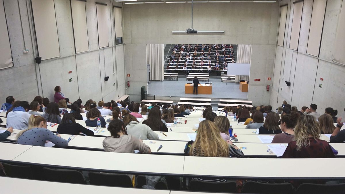 Imagen de archivo de un examen de oposición