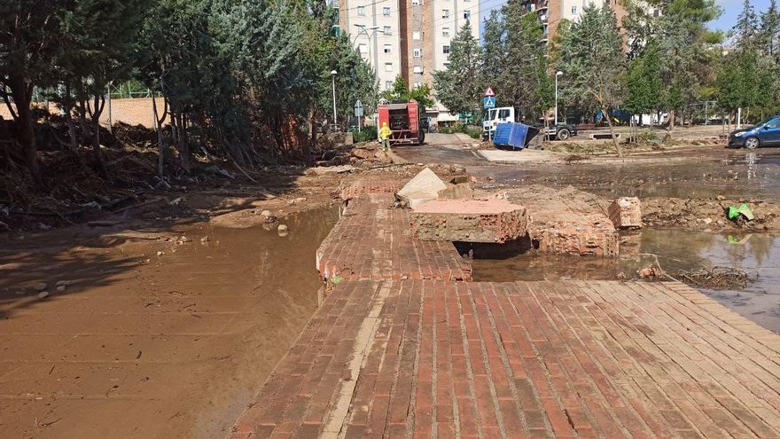 Destrozos en Toledo tras el paso de la DANA a principios de septiembre de 2021