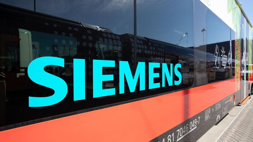 Logo de Siemens, en una fotografía de archivo.
