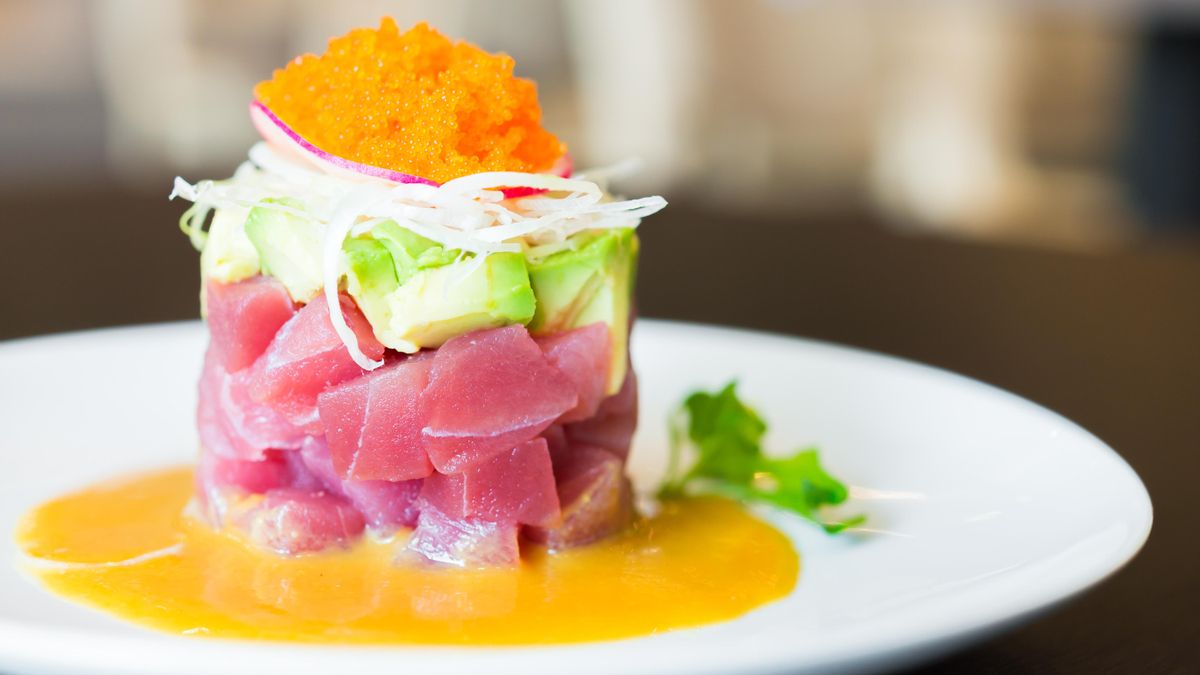 Tartar de atún y aguacate