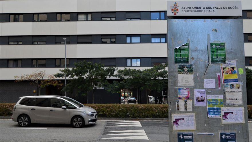 Avenida Erripagaña ubicada en el término municipal del Valle de Egüés