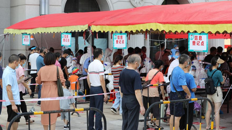 Un nuevo rebrote en China confina Xiamen, de más de 5 millones de habitantes EFE/EPA/STRINGER