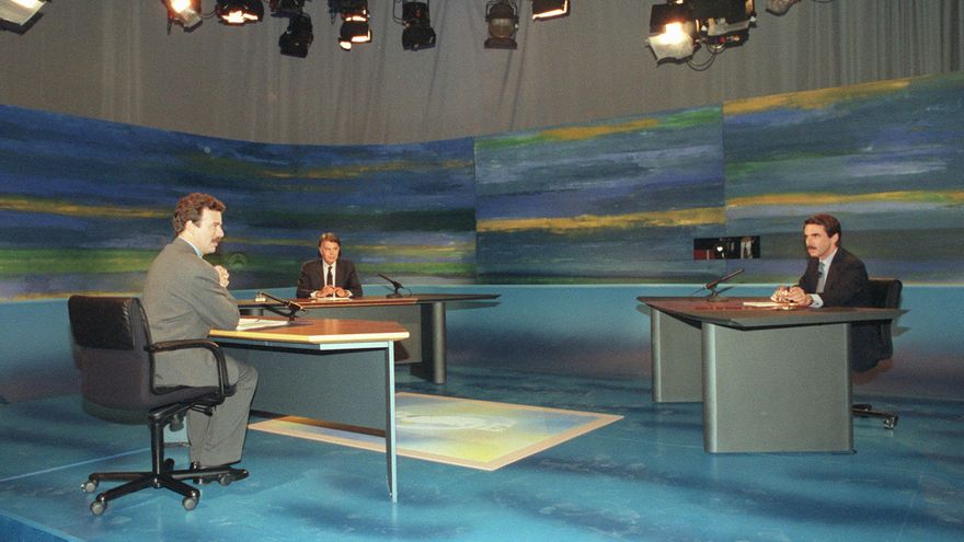 Del primer cara a cara de González y Aznar a un debate a doce obligatorio