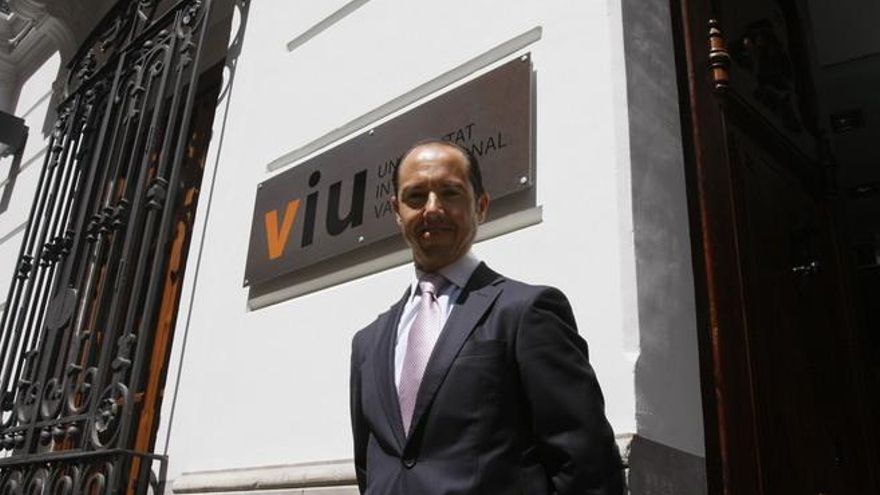 El Exrector de la VIU Juan Manuel Badenas.