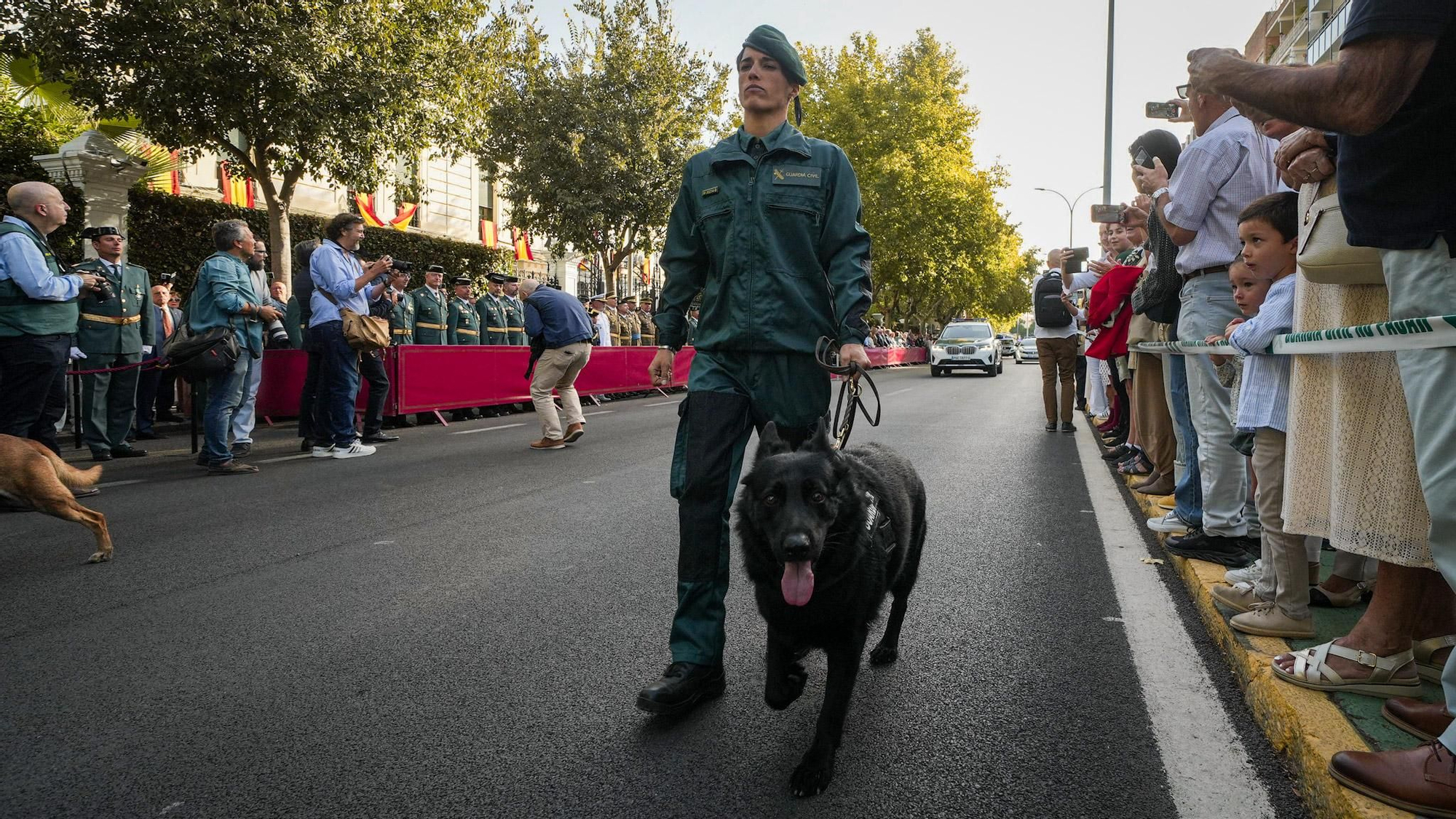 Desfile de la Guardia Civil por el Día de la Hispanidad