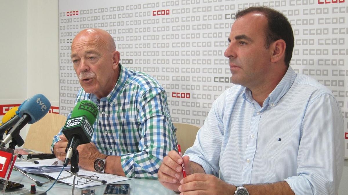 Los representantes de CCOO han presentado su propuesta en rueda de prensa.