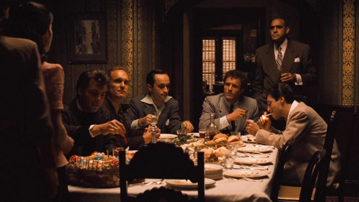 Imagen de la familia Corleone en 'El padrino'