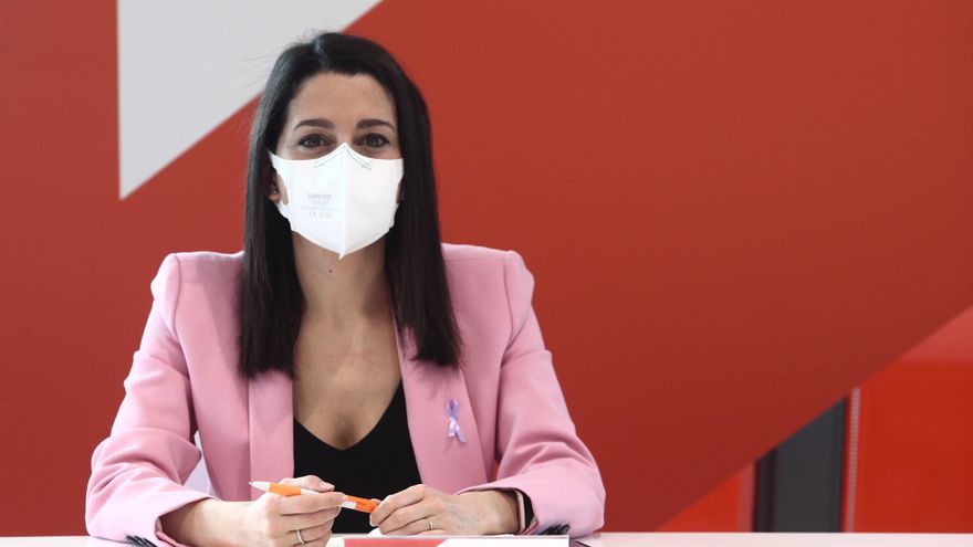La presidenta de Ciudadanos, Inés Arrimadas.
