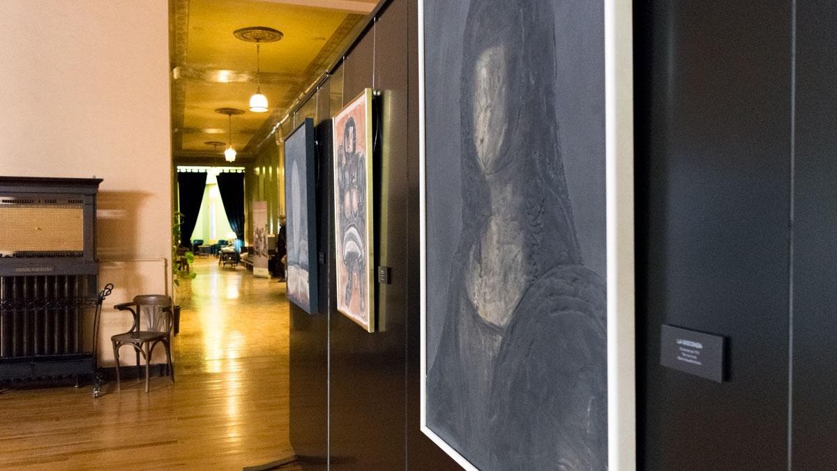 Exposición en el Casino de Huesca en 2019