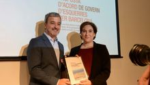 Collboni y Colau presentan su acuerdo de gobierno