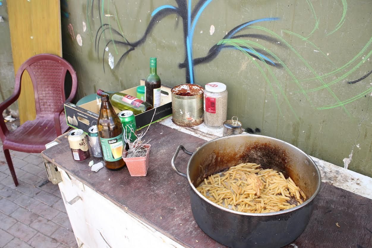 Abandono del Parque Europeo, en Playa del Inglés. (ALEJANDRO RAMOS)