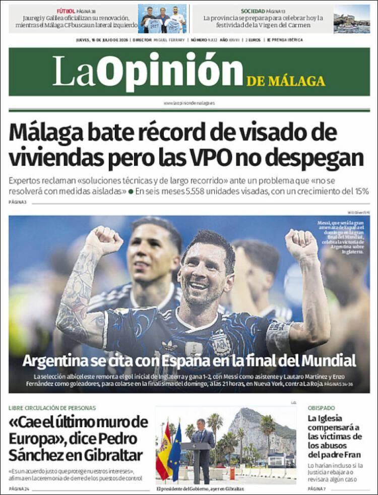 Hermosa mañana, ¿verdad? La Selección Argentina lo hizo otra vez: las tapas de los diarios se rinden ante la Scaloneta finalista
