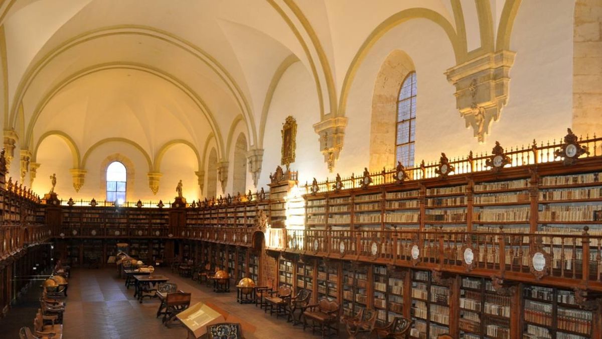 Biblioteca de la Universidad de Salamanca en su estado actual.