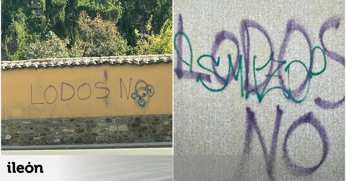 La amenaza de una multa descomunal por pintadas contra la planta de lodos genera alta tensión en Astorga