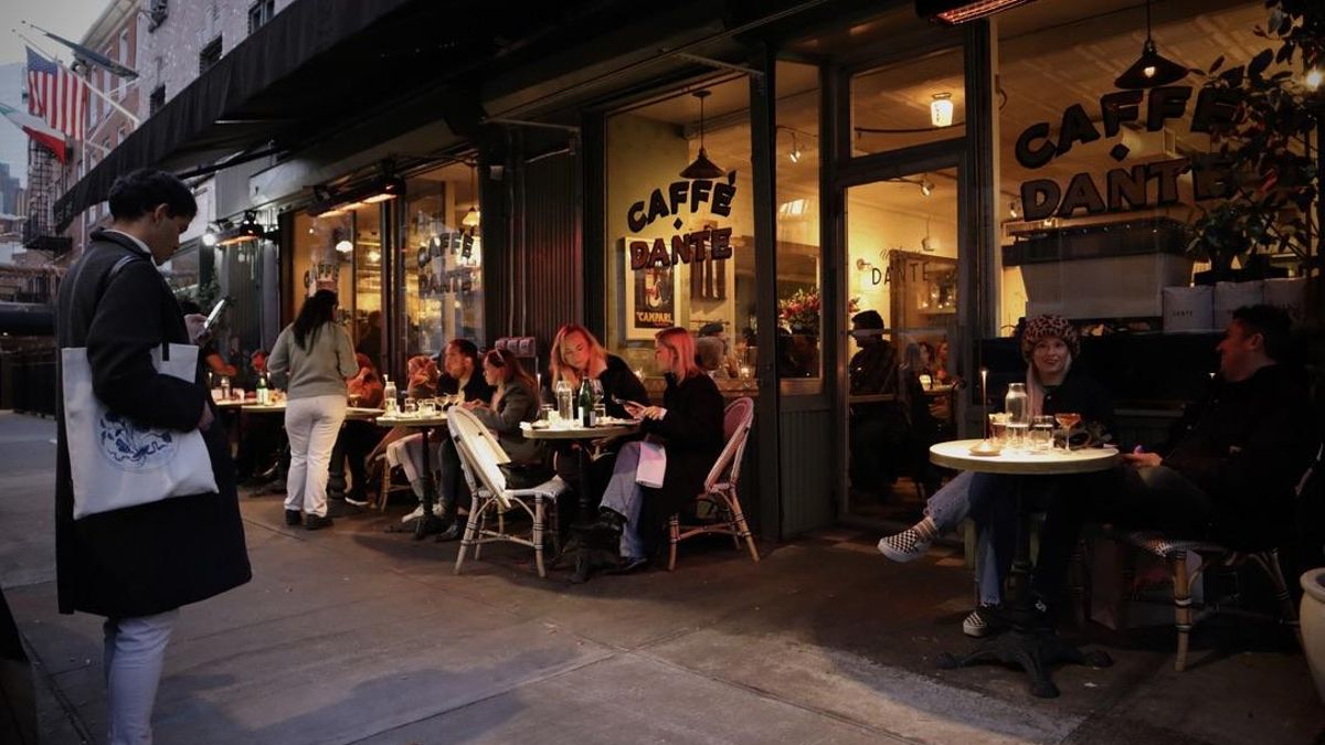 Café Dante, en Greenwich Village.