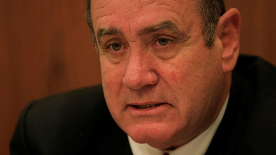 En la imagen un registro del presidente electo de Guatemala, Alejandro Giammattei, quien se reunió con el presidente de México, Andrés Manuel López Obrador, quien se comprometió a "apoyar a Guatemala en todos los esfuerzos que sean (necesarios) para su desarrollo económico".