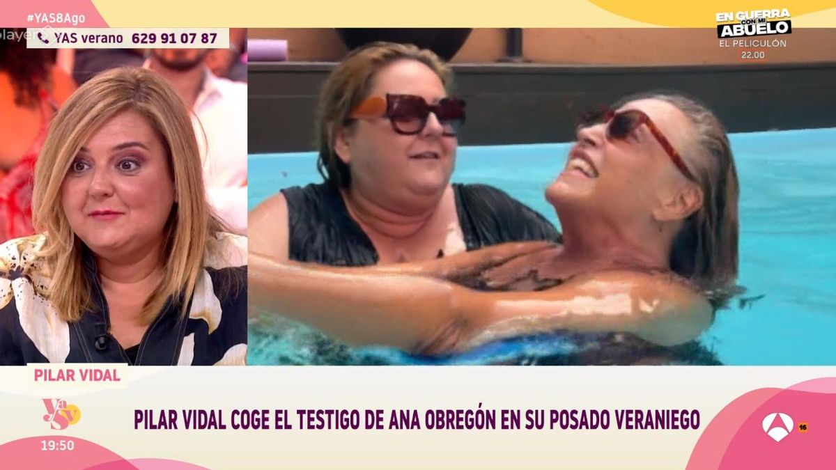 Pilar Vdial y Lydia Lozano en 'YAS Verano'