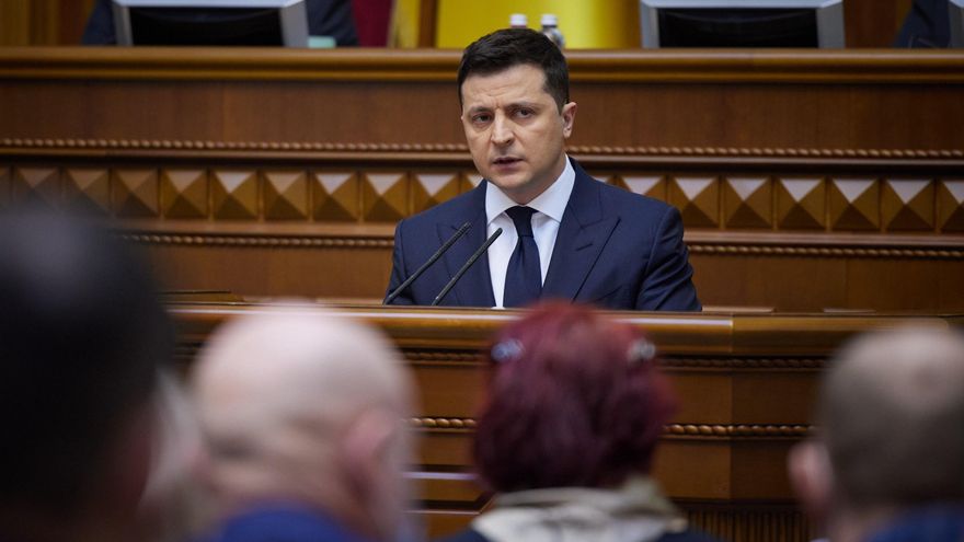 Volodimir Zelenski, presidente de Ucrania.