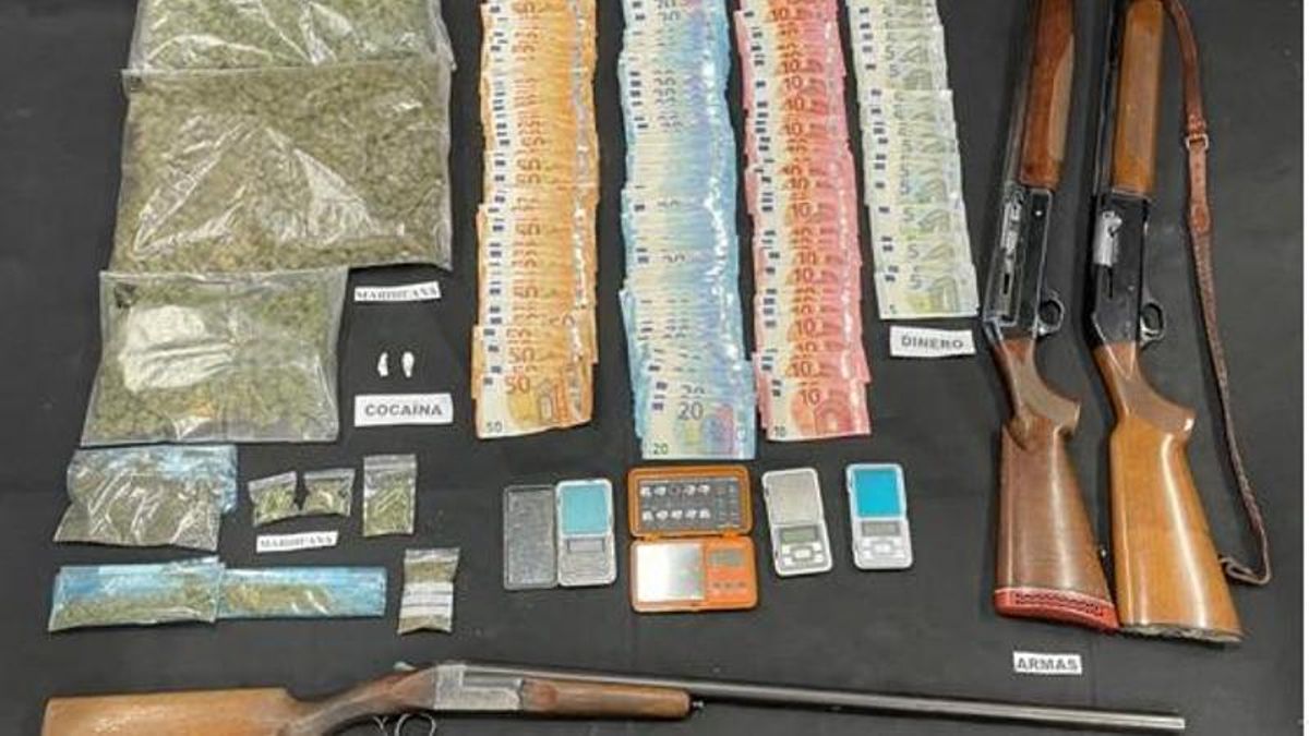 Seis detenidos en una operación policial tras desmantelar dos puntos de venta de droga en Cabra y Lucen