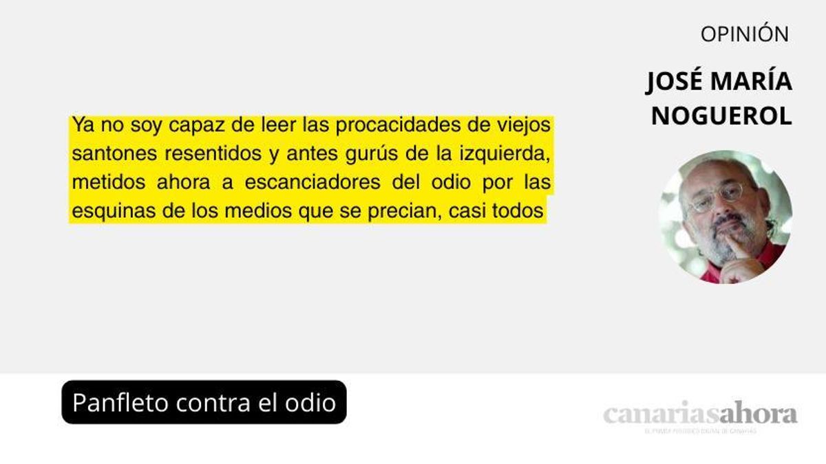 Panfleto contra el odio