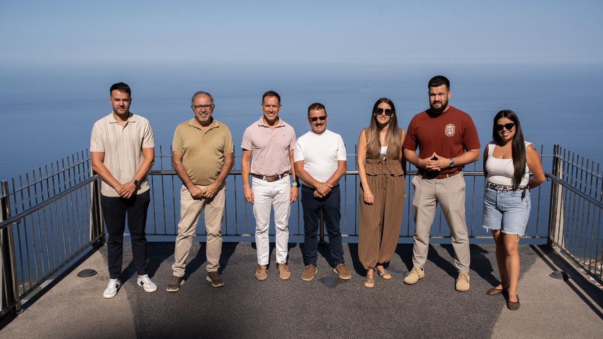 Inauguración del Mirador de  Las Indias  de Fuencaliente.