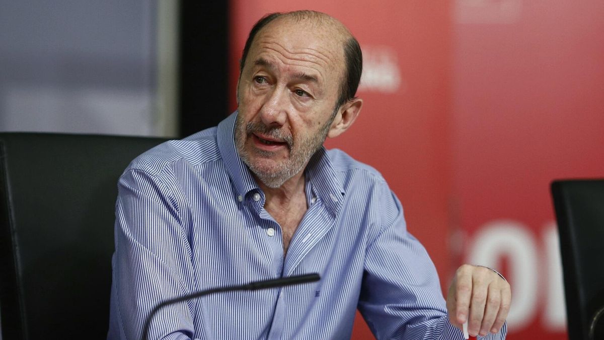 El secretario general del PSOE, Alfredo Pérez Rubalcaba