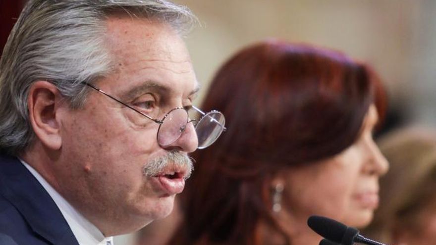 Alberto Fernández y Cristina Kirchner
