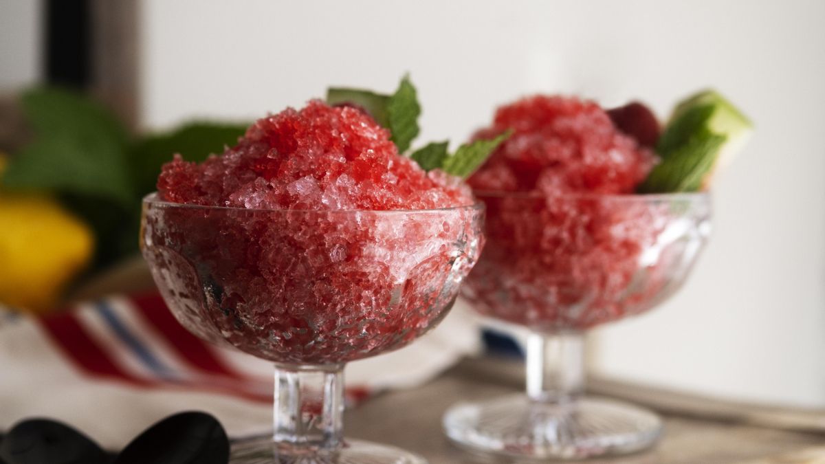 Granizado de sandía y lima